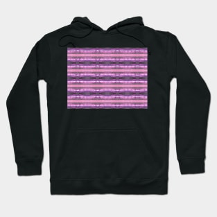 Tie Dye Pink, Purple, and Black Groovy Stripes Hoodie